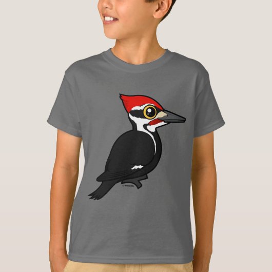 Birdorable Pileated Woodpecker T-shirt (Voorkant)