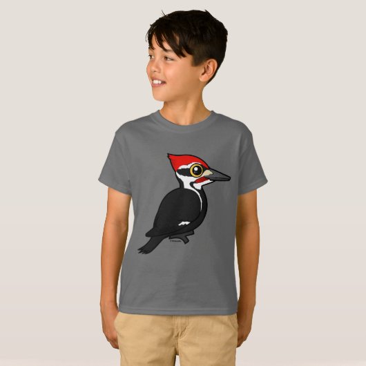 Birdorable Pileated Woodpecker T-shirt (Voorkant volledig)
