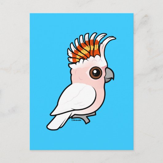 Birdorable Pink Cockatau Briefkaart (Voorkant)