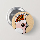 Birdorable Pink Cockatau Ronde Button 5,7 Cm (Voorkant /achterkant)