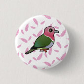 Birdorable Pink Fruit Dove Ronde Button 3,2 Cm (Voorkant)