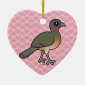 Birdorable Plain Chachalaca Keramisch Ornament (Voorkant)