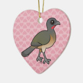 Birdorable Plain Chachalaca Keramisch Ornament (Links)