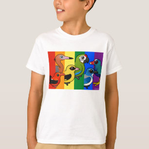 Birdorable Pride Flag T-shirt