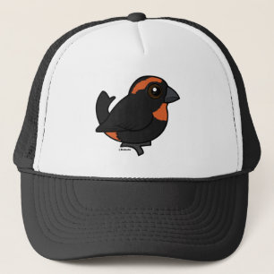 Birdorable Puerto Ricaanse Bullfinch Cartoon Bird Trucker Pet