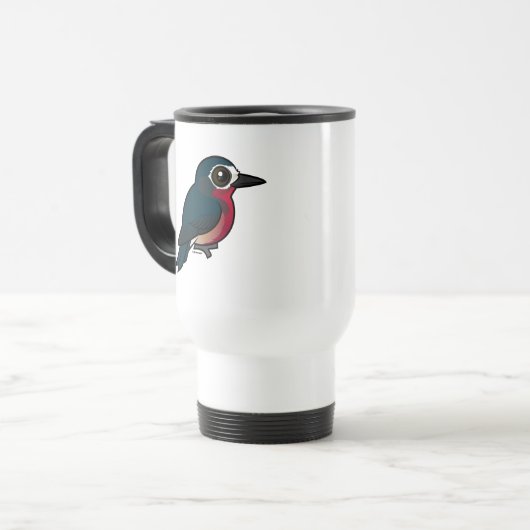 Birdorable Puerto Ricaanse specht Reisbeker (Voorkant links)