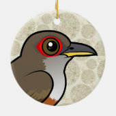Birdorable Puerto Rican Lizard-Cuckoo Keramisch Ornament (Achterkant)
