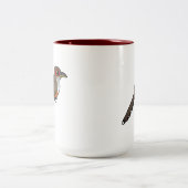 Birdorable Puerto Rican Lizard-Cuckoo Tweekleurige Koffiemok (Center)