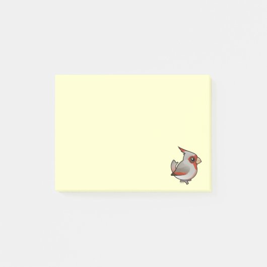 Birdorable Pyrhuloxia Post-it® Notes (Voorkant)