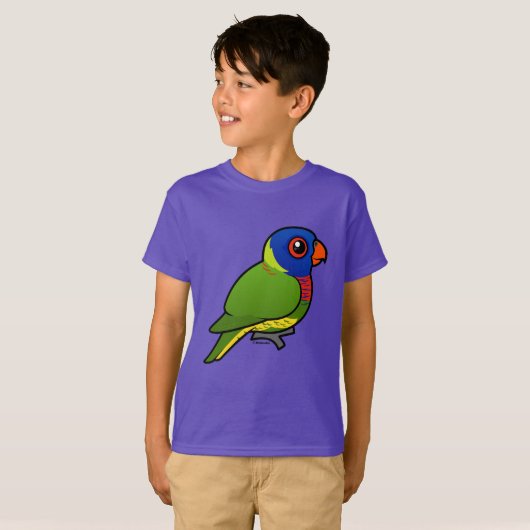 Birdorable Rainbow Lorikeet T-shirt (Voorkant volledig)