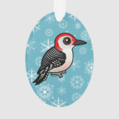 Birdorable Red-bellied Woodpecker Ornament (achterkant)