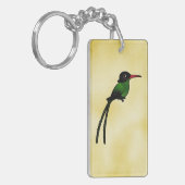 Birdorable Red-billed Streamertail Hummingbird Sleutelhanger (Voorkant Links)