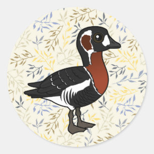 Birdorable Red-breasted Goose Ronde Sticker