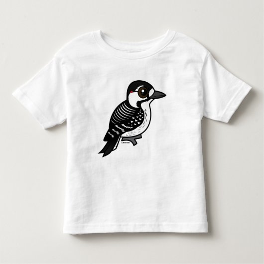 Birdorable Red-cockaded Woodpecker Kinder Shirts (Voorkant)