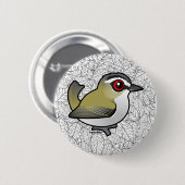 Birdorable Red-eyed Vireo Ronde Button 5,7 Cm (Voorkant /achterkant)