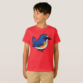Birdorable Red-flanked Bluetail T-shirt (Voorkant volledig)