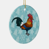 Birdorable Red Junglefowl Keramisch Ornament (Rechts)