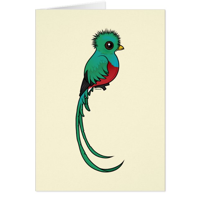 Birdorable Resplendent Quetzal (Voorkant)