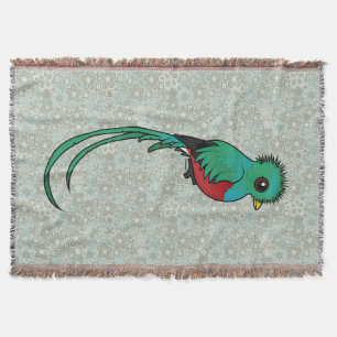 Birdorable Resplendent Quetzal Deken