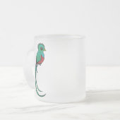 Birdorable Resplendent Quetzal Matglas Koffiemok (Voorkant links)