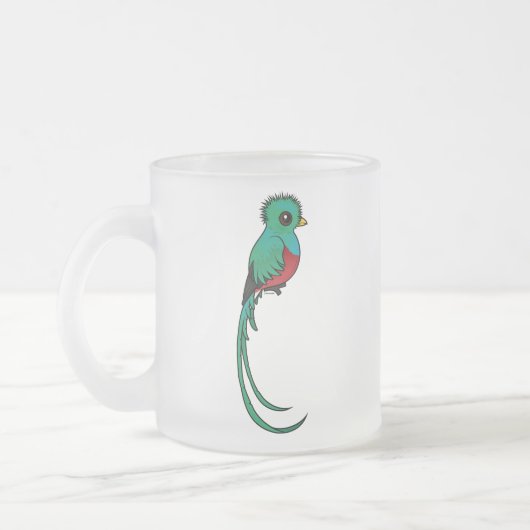 Birdorable Resplendent Quetzal Matglas Koffiemok (Links)