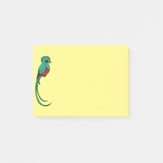 Birdorable Resplendent Quetzal Post-it® Notes (Voorkant)