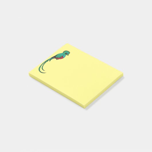 Birdorable Resplendent Quetzal Post-it® Notes (Schuin)