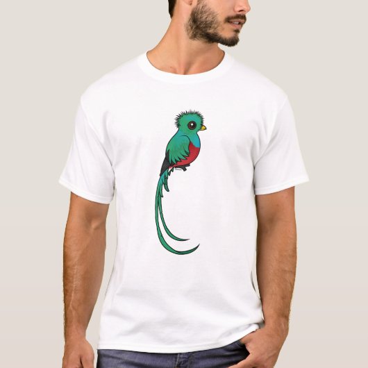 Birdorable Resplendent Quetzal T-shirt (Voorkant)