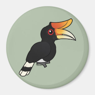 Birdorable Rhinoceros Hornbill Magneet