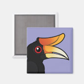 Birdorable Rhinoceros Hornbill Magneet (Voorkant / Achterkant)