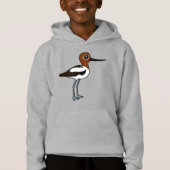 Birdorable Roodhals Avocet Schattigee Cartoon Bird (Voorkant)
