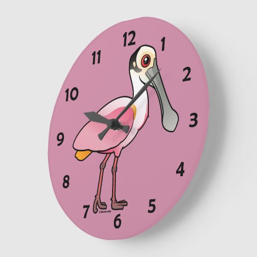Birdorable Roseate Spoonbill Grote Klok (Hoek)