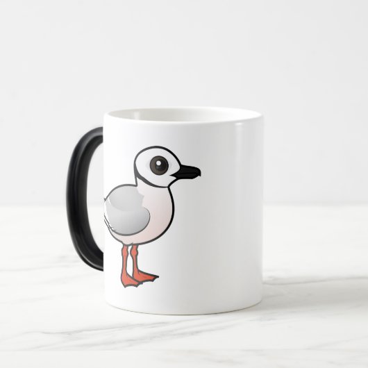 Birdorable Ross's meeuw Magische Mok (Voorkant links)