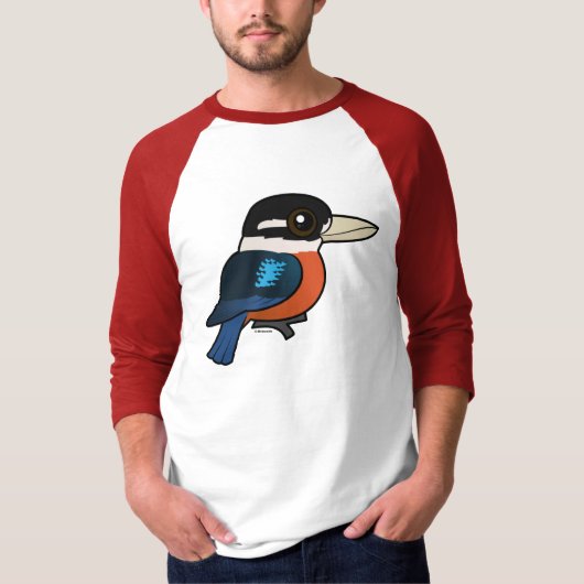 Birdorable Rufous-bellied Kookaburra T-shirt (Voorkant)