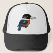 Birdorable Rufous-bellied Kookaburra Trucker Pet (Voorkant)