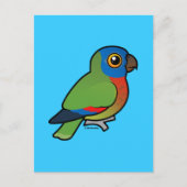 Birdorable Saint Lucia Parrot Briefkaart (Voorkant)