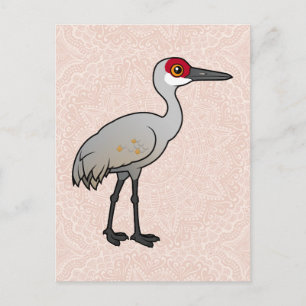 Birdorable Sandhill Crane Briefkaart