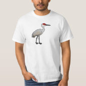 Birdorable Sandhill Crane T-shirt (Voorkant)
