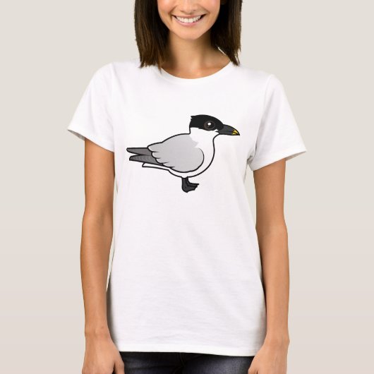 Birdorable Sandwich Tern T-shirt (Voorkant)