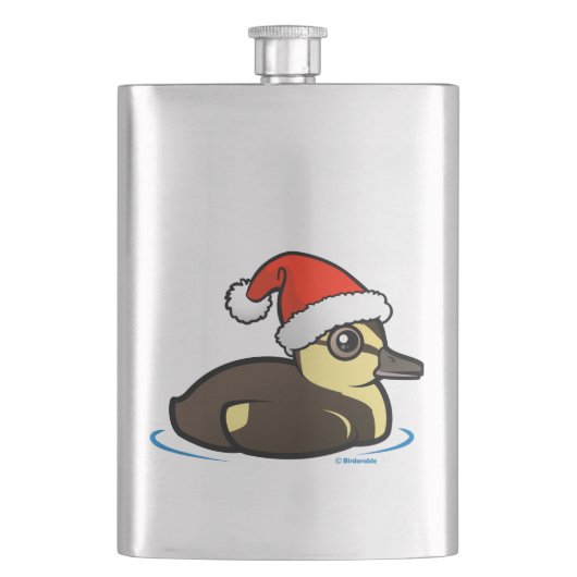 Birdorable Santa Duckling Heupfles (Voorkant)