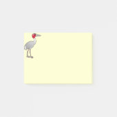 Birdorable Sarus Crane Post-it® Notes (Voorkant)