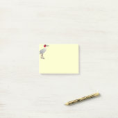 Birdorable Sarus Crane Post-it® Notes (Op bureau)