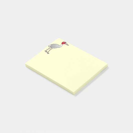 Birdorable Sarus Crane Post-it® Notes (Schuin)