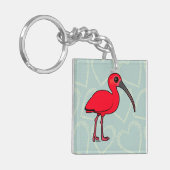 Birdorable Scarlet Ibis Sleutelhanger (Voorkant Links)