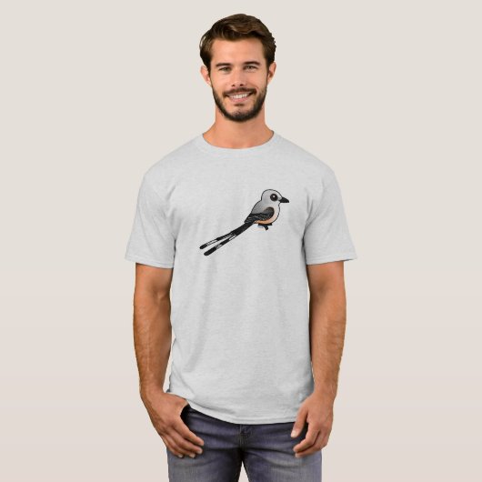 Birdorable Scissor tailed Flychatcher T-shirt (Voorkant volledig)