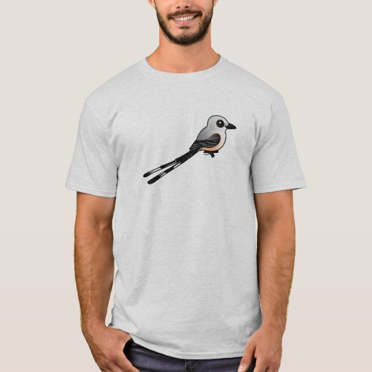 Birdorable Scissor tailed Flychatcher T-shirt (Voorkant)