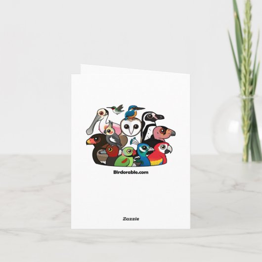 Birdorable Screech Uil Witch Kaart (Achterkant)