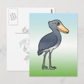 Birdorable Shoebill Briefkaart (Voorkant / Achterkant)