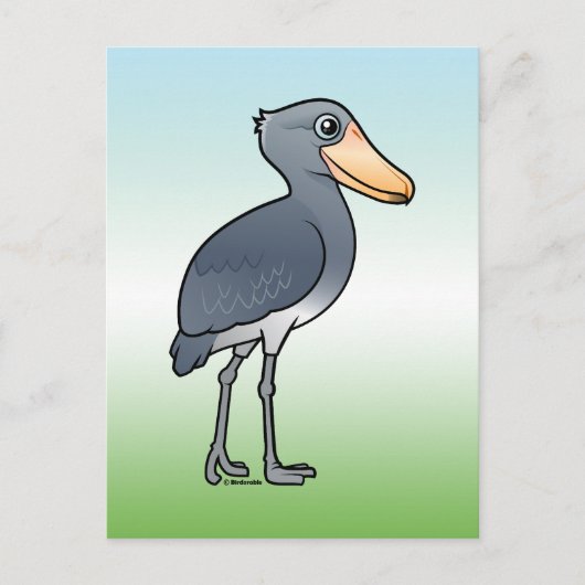 Birdorable Shoebill Briefkaart (Voorkant)