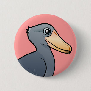 Birdorable Shoebill Ronde Button 5,7 Cm
